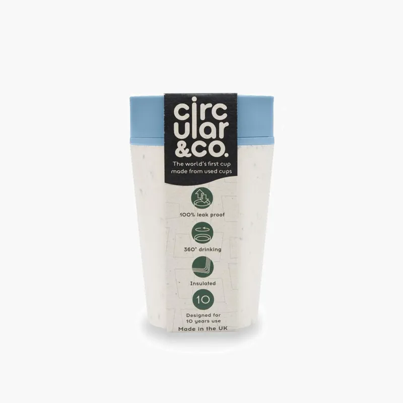 Circular and Co rCUP 8oz Cream and Blue